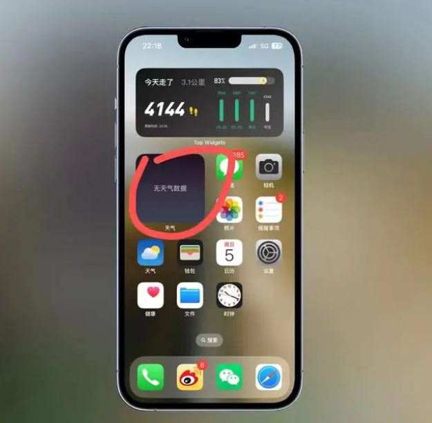 南通苹果手机维修分享:iOS16主屏幕天气小组件无法正常工作怎么办？ 