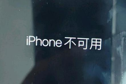 南通苹果服务网点分享锁屏界面显示“iPhone 不可用”如何解决 