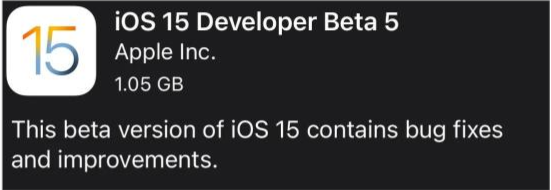 南通苹果手机维修分享如何升级到iOS15.0 beta5 