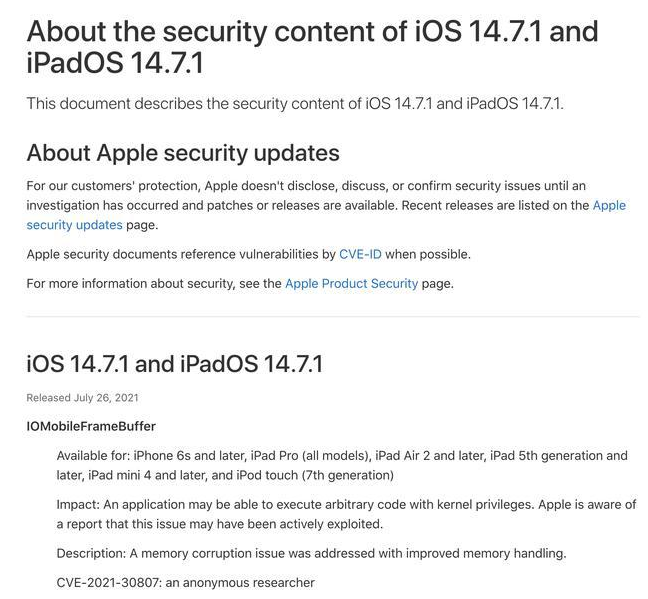 南通苹果手机维修分享iOS 14.7.1 正式版更新内容及升级方法 